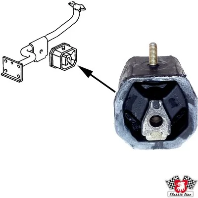 Mounting, engine